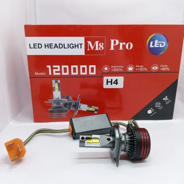 M8 Pro Led light bulbs for headlights H4 1000 Watt