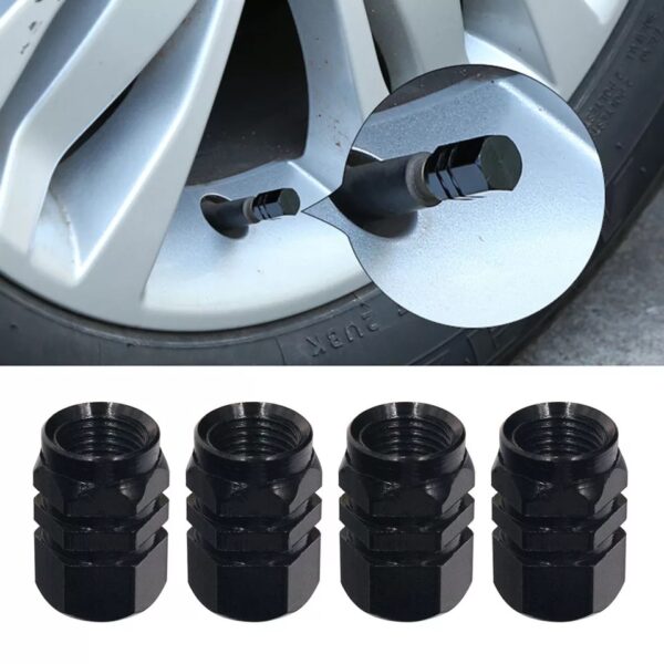 Aluminum Tire Wheel Air Valve Caps